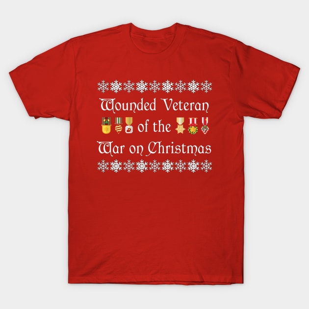 War on Xmas Veteran T-Shirt by WallHaxx